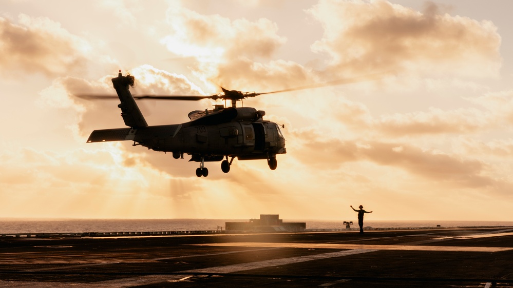 USS George Washington Conducts Flight Operations