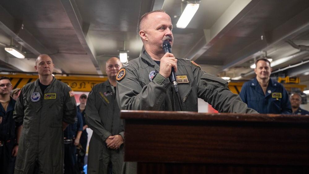 USS George Washington CO Commends Reactor Department Sailors