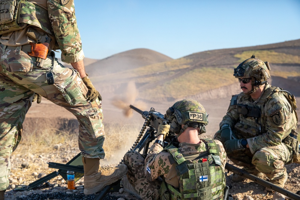 5th Battalion 3rd SFAB Machine Gun Range