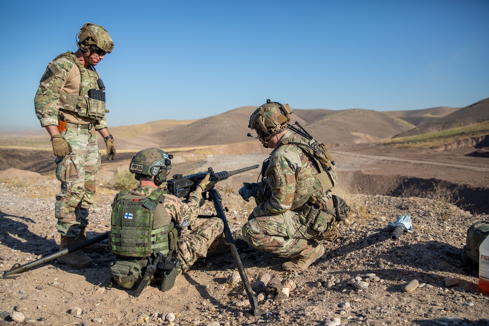 5th Battalion 3rd SFAB Machine Gun Range