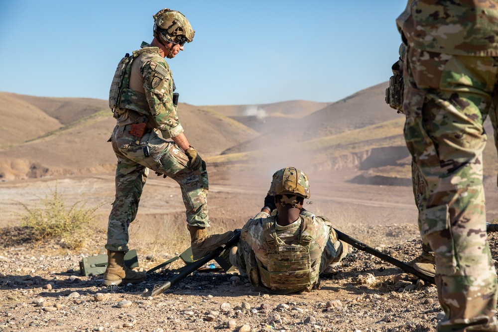 5th Battalion 3rd SFAB Machine Gun Range