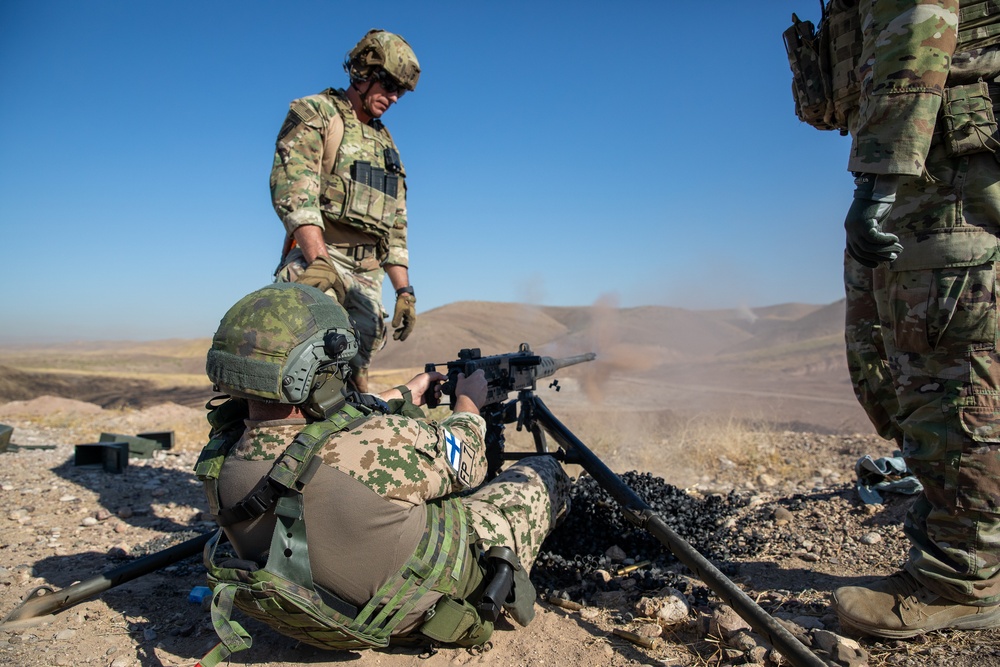 5th Battalion 3rd SFAB Machine Gun Range