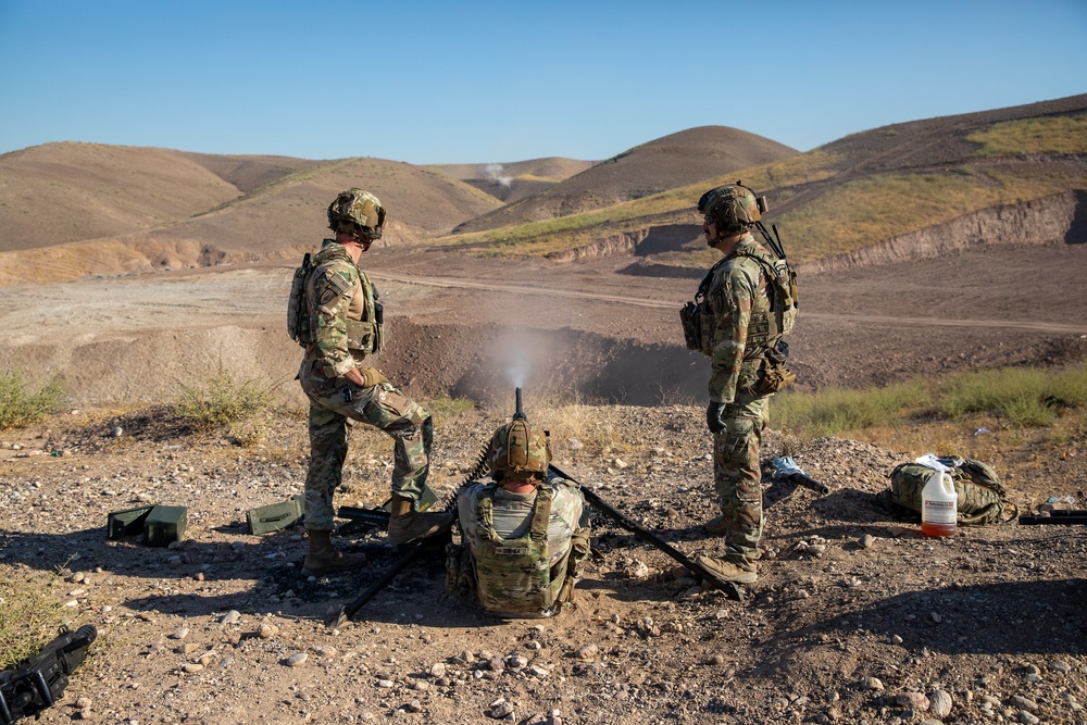 5th Battalion 3rd SFAB Machine Gun Range