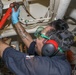 Sailors aboard the USS Howard conduct routine maintenance in the South China Sea