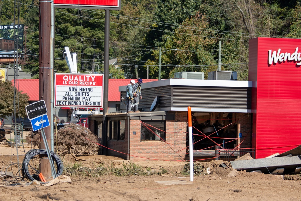 Recovery Efforts Continue in Biltmore Village, North Carolina