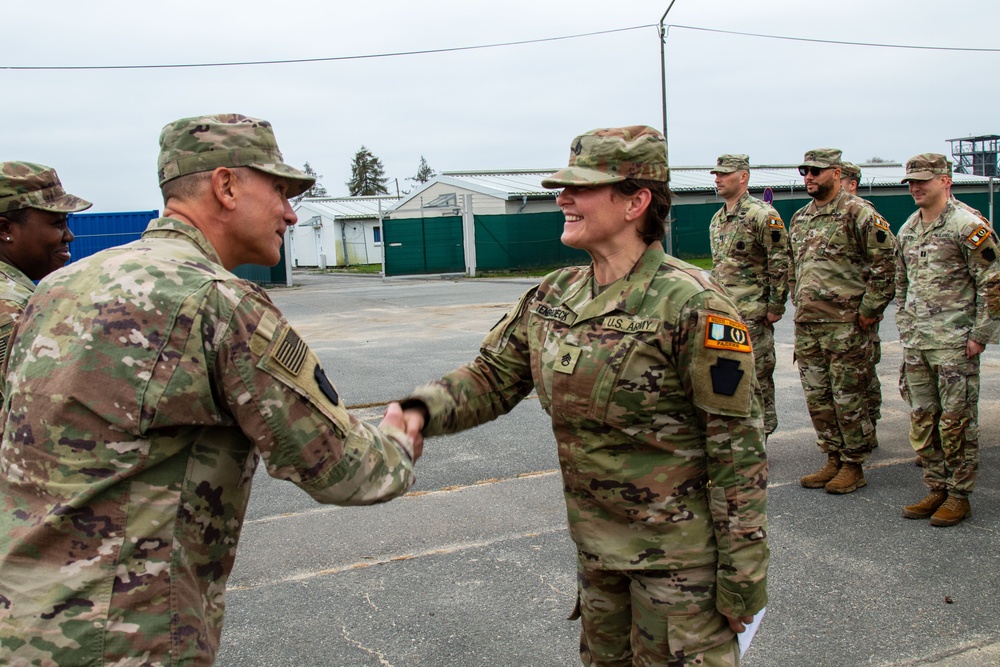 56th SBCT promotion in Germany