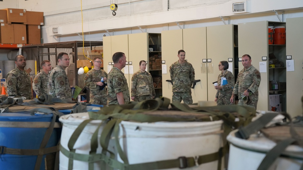 403rd Mission Support Group hosts active duty counterparts