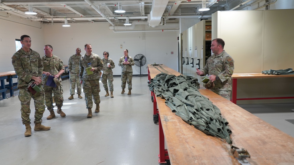 403rd Mission Support Group hosts active duty counterparts