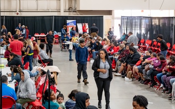 Hurricane Survivors Visit a Multi-Agency Resource Center