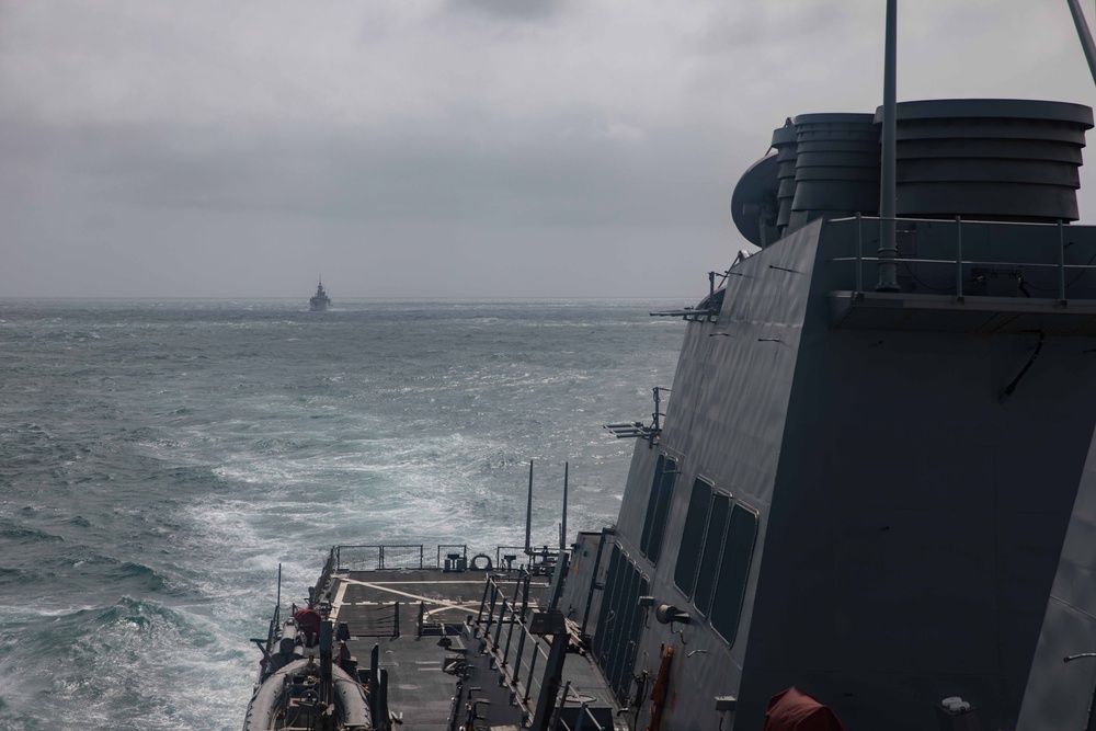 USS Higgins Conducts Taiwan Strait Transit