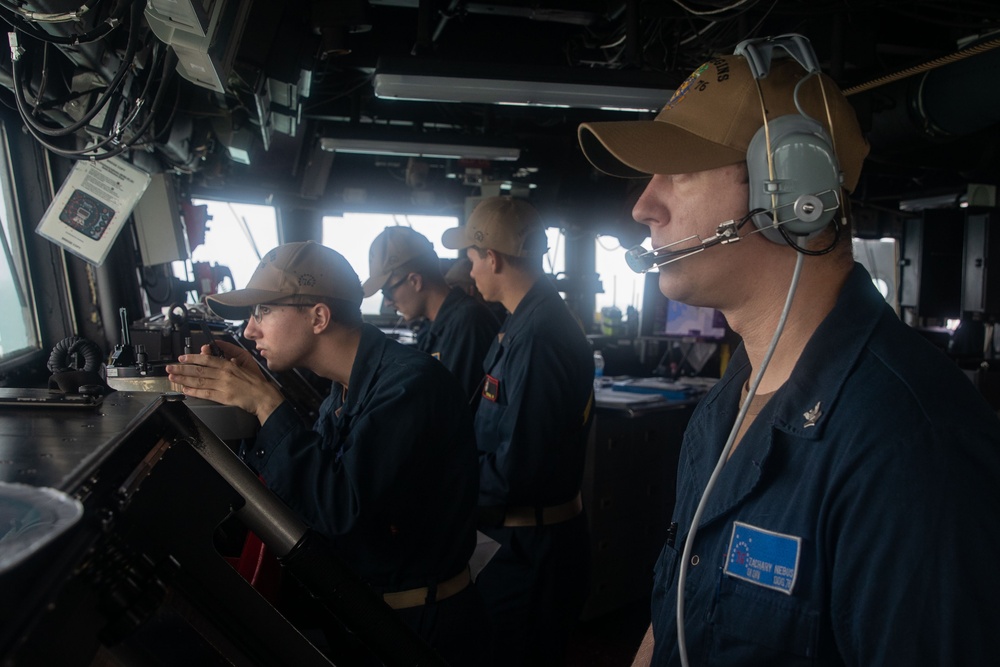 USS Higgins Conducts Taiwan Strait Transit