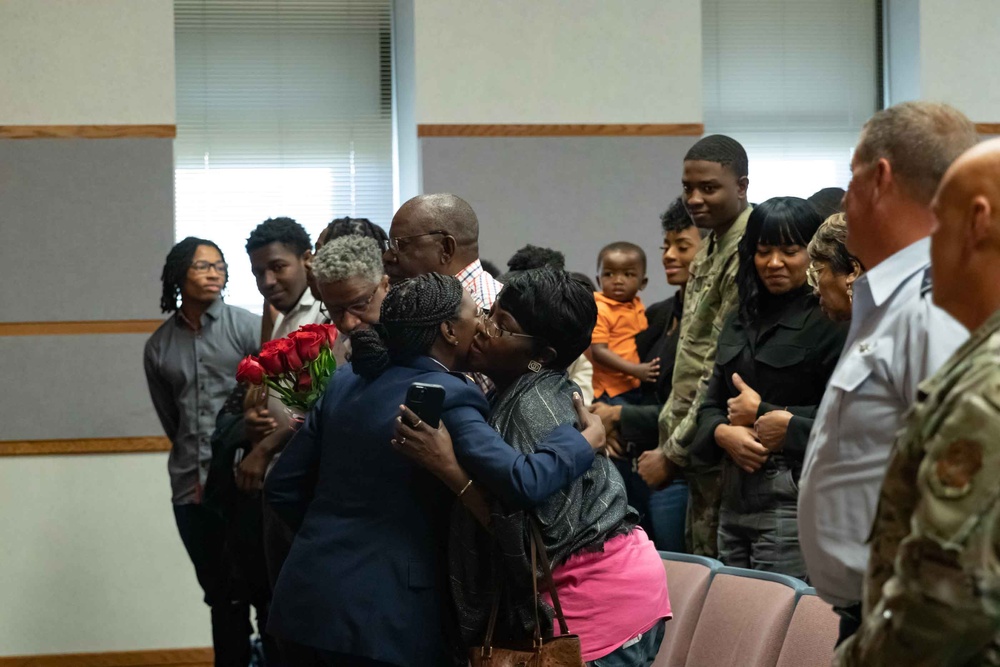 Maj. Latrik Jackson Retirement Ceremony