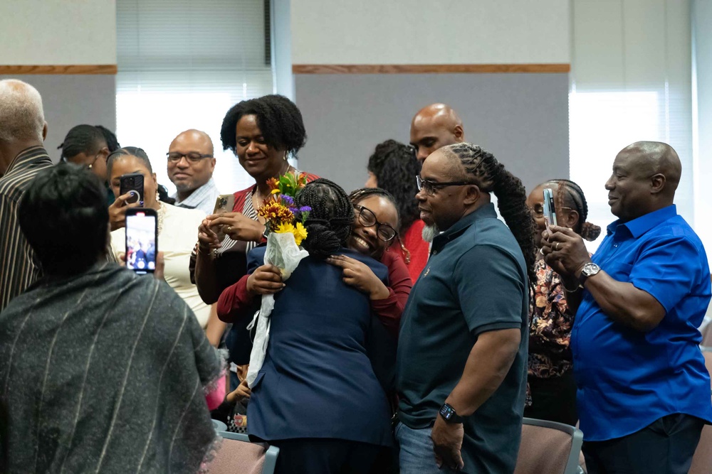 Maj. Latrik Jackson Retirement Ceremony