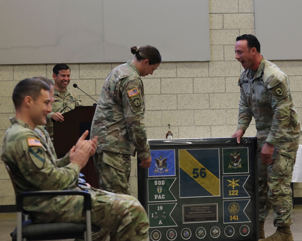 56th Theater Information Operations Group change of responsibility ceremony