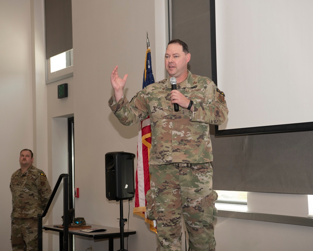 SMSgt Andrew Habecker promotes to Chief