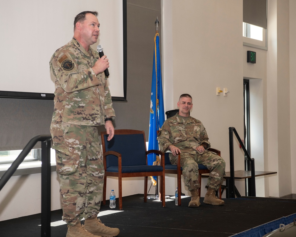 SMSgt Andrew Habecker promotes to Chief