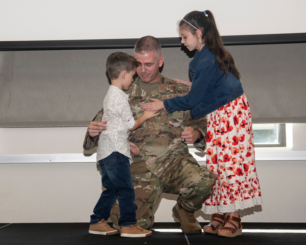 SMSgt Andrew Habecker promotes to Chief