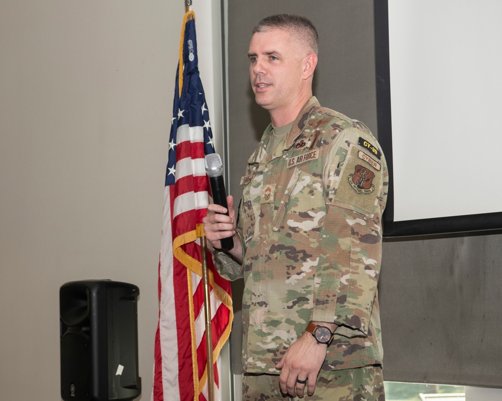 SMSgt Andrew Habecker promotes to Chief