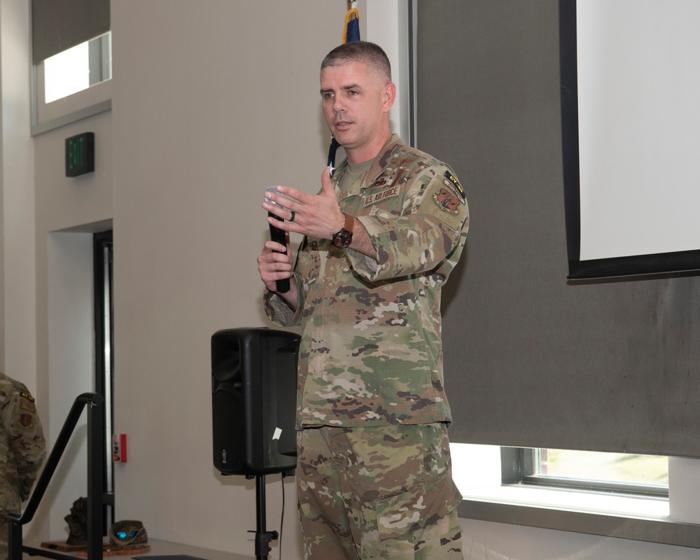 SMSgt Andrew Habecker promotes to Chief