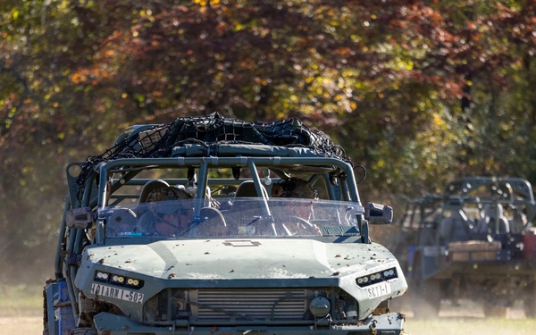 1-502nd Infantry Battalion assist Charles D. Owen Middle School