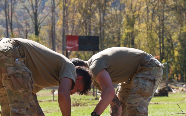 1-502nd Infantry Battalion assist Charles D. Owen Middle School