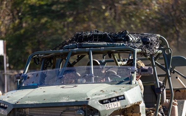 1-502nd Infantry Battalion assist Charles D. Owen Middle School