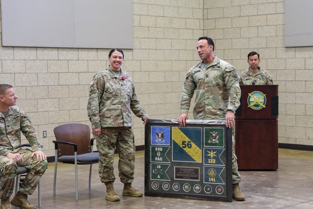 56th Theater Information Operations Group change of responsibility ceremony