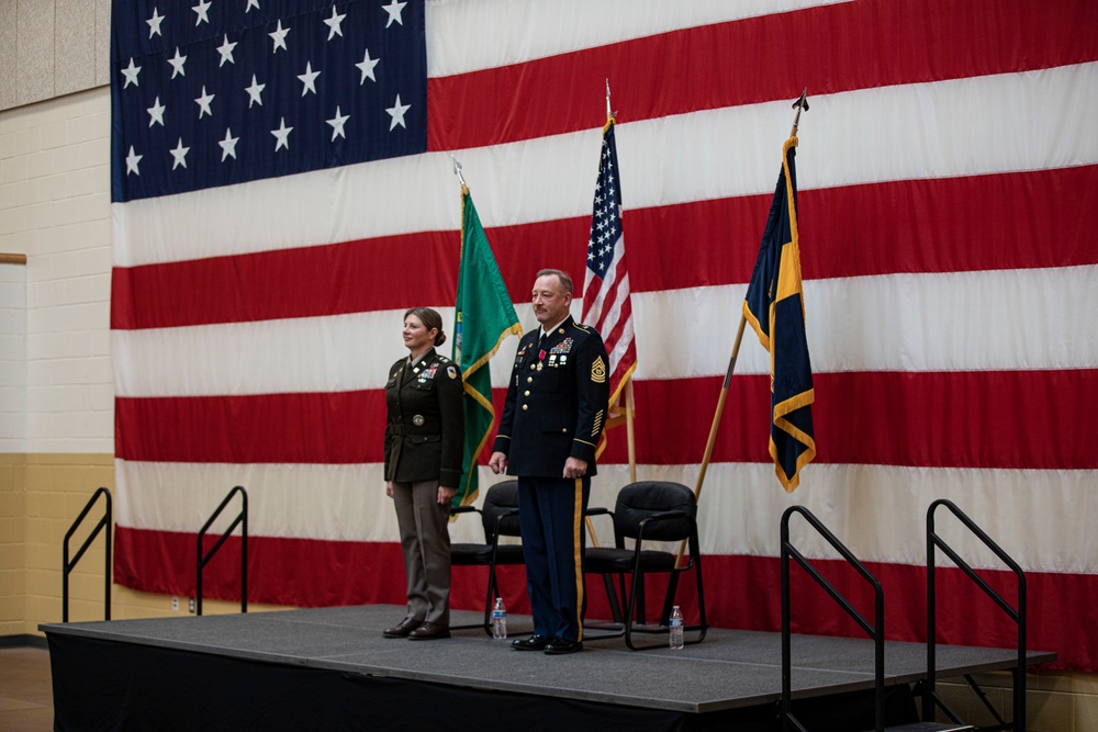 Command Sgt. Maj. Eric Sandland retires after 33 years of service