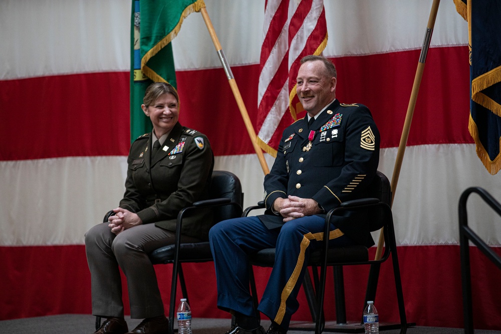 Command Sgt. Maj. Eric Sandland retires after 33 years of service