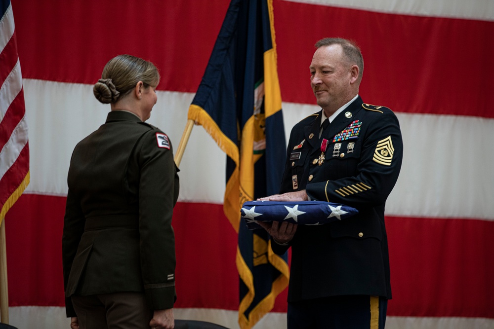 Command Sgt. Maj. Eric Sandland retires after 33 years of service