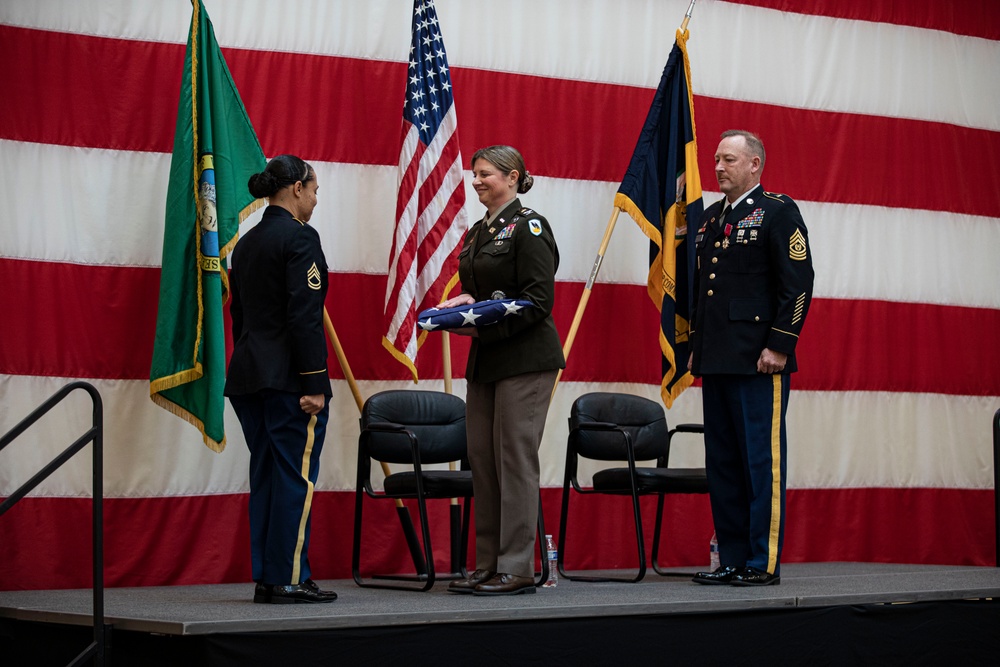 Command Sgt. Maj. Eric Sandland retires after 33 years of service