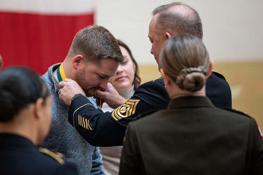 Command Sgt. Maj. Eric Sandland retires after 33 years of service