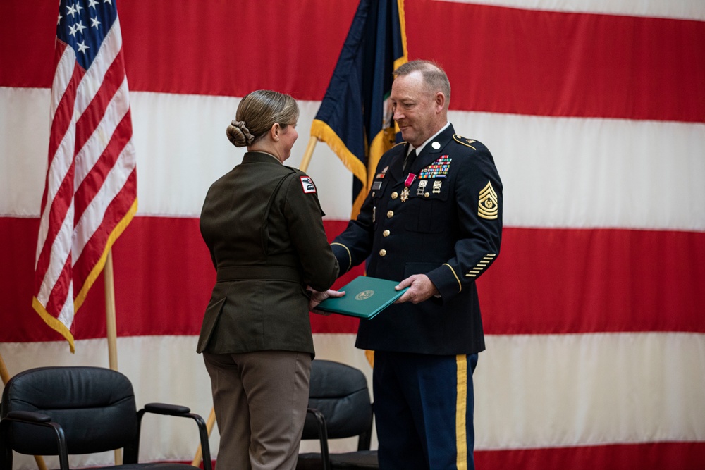 Command Sgt. Maj. Eric Sandland retires after 33 years of service