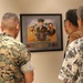 Touring Dignitaries Reflect on a Portrait of the Namesake of Marine Corps Base Camp Blaz