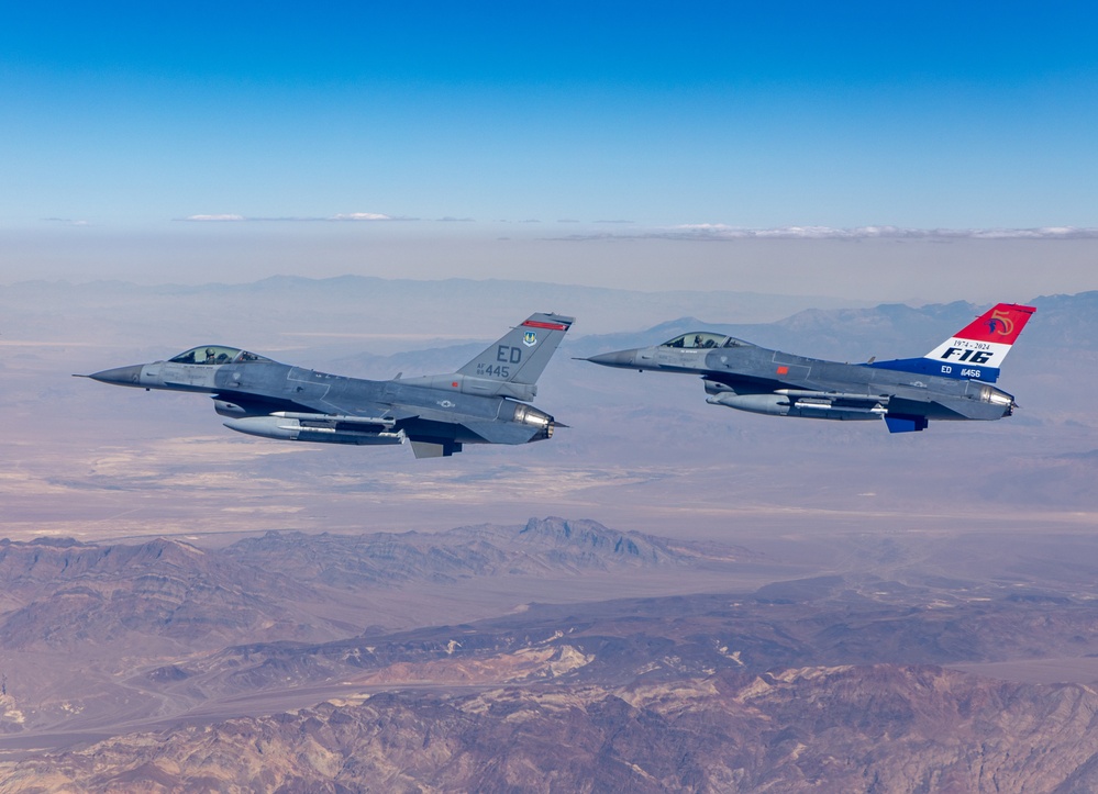 Edwards Test Pilots Fly in Formation