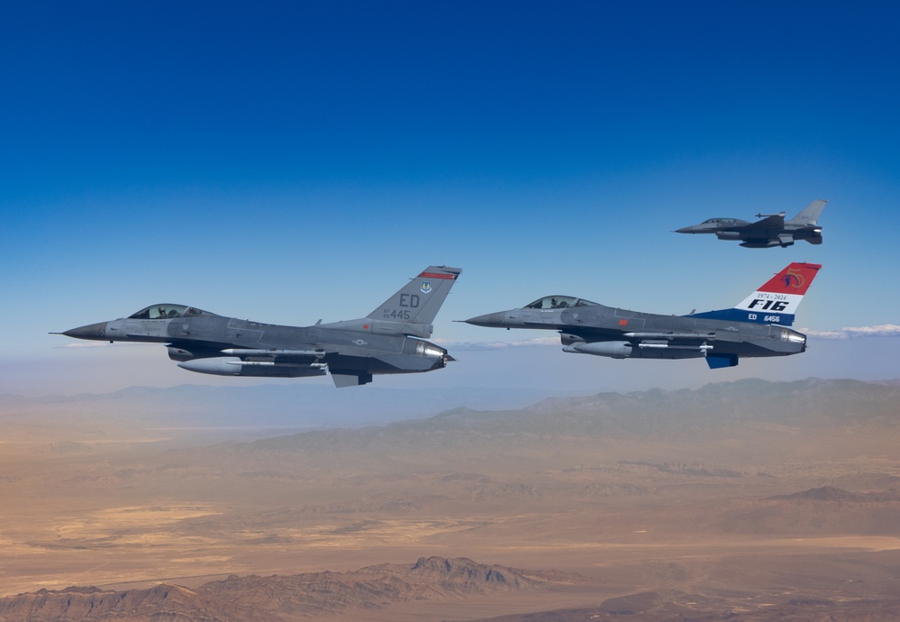 Edwards Test Pilots Fly in Formation