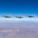 Edwards Test Pilots Fly in Formation