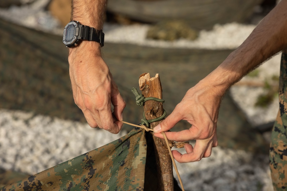 U.S. Marines with 3rd Maintenance Battalion prepare for a battalion field exercise