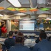 Sailors aboard the USS Howard celebrate Hispanic Heritage Month in the South China Sea