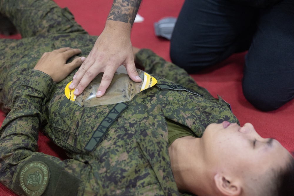 Philippines, U.S. Tactical Combat Casualty Care training