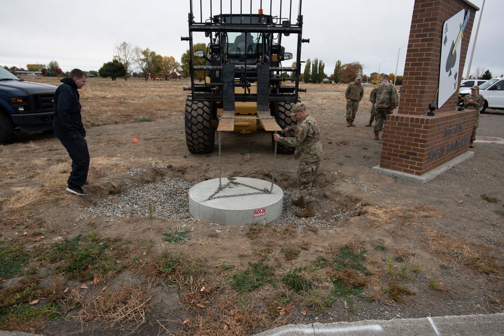 141st Air Refueling Wing buries time capsule