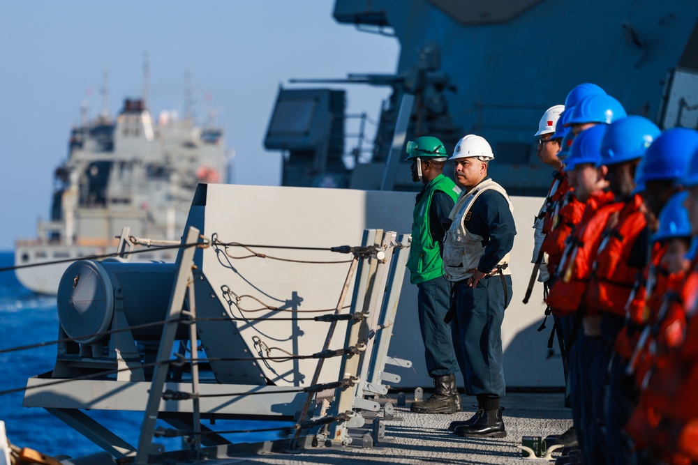 USS Bulkeley completes a Replenishment at Sea