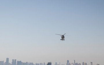 Air MEDEVAC drill at King Hamad University Hospital