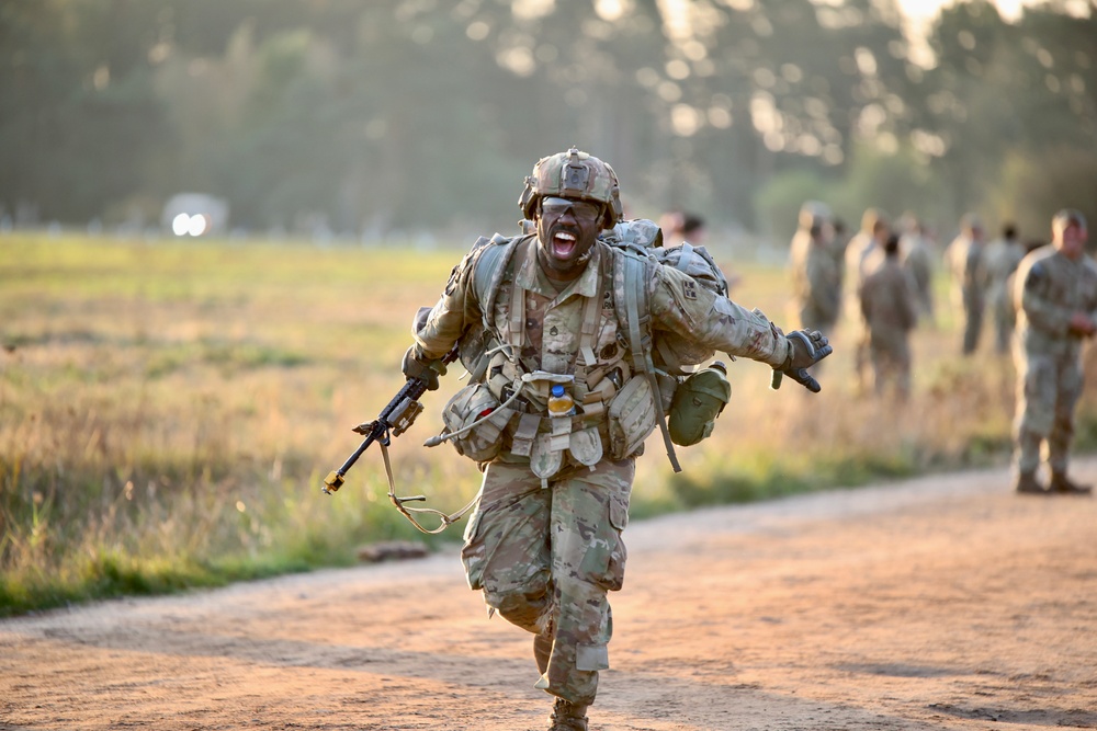 3rd ABCT completes 12-mile ruck as part of  the Expert Infantryman, Expert Soldier, and Expert Field Medical Badge competition in Poland