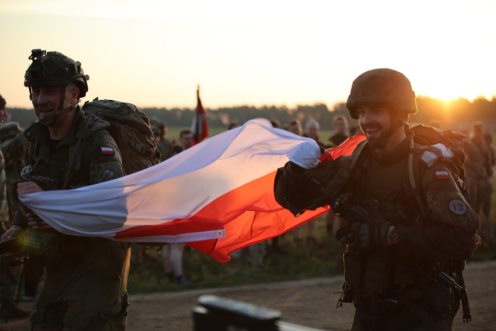 3rd ABCT completes 12-mile ruck as part of the Expert Infantryman, Expert Soldier, and Expert Field Medical Badge competition in Poland