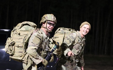 3rd ABCT completes 12-mile ruck as part of the Expert Infantryman, Expert Soldier, and Expert Field Medical Badge competition in Poland