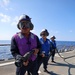 USS Arleigh Burke Aircraft Firefighting Drill