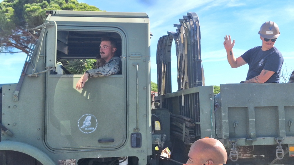 NMCB1 supports DGF 2024 Homecoming Parade