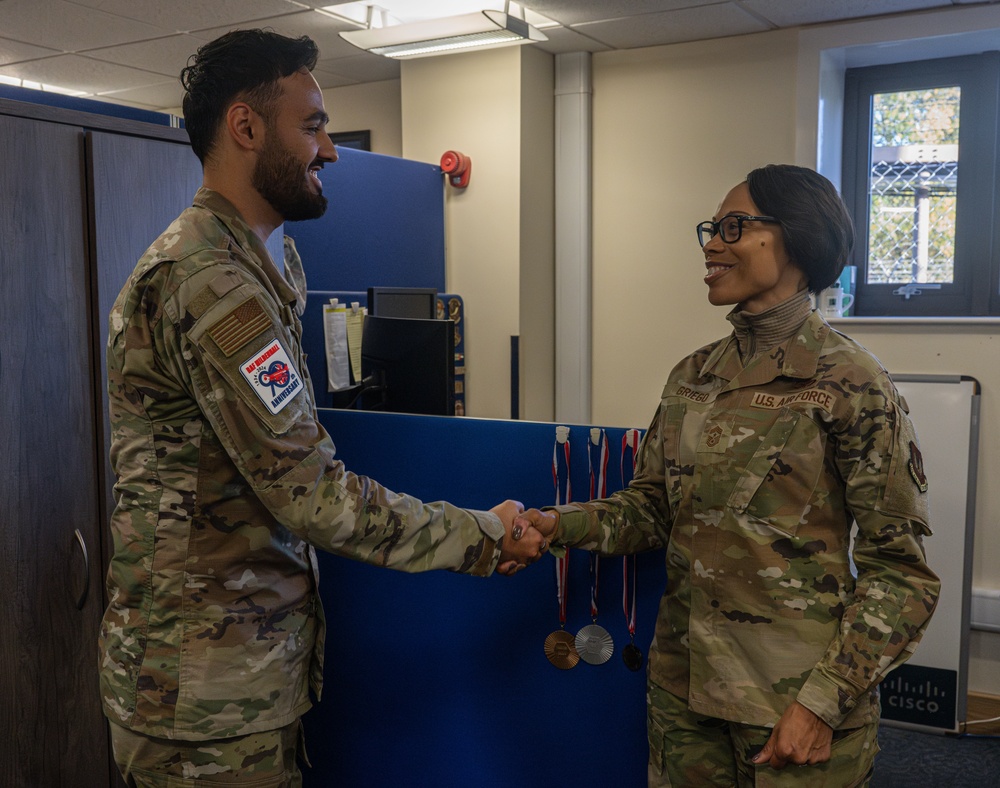 100th ARW command team integrates with 100th CS