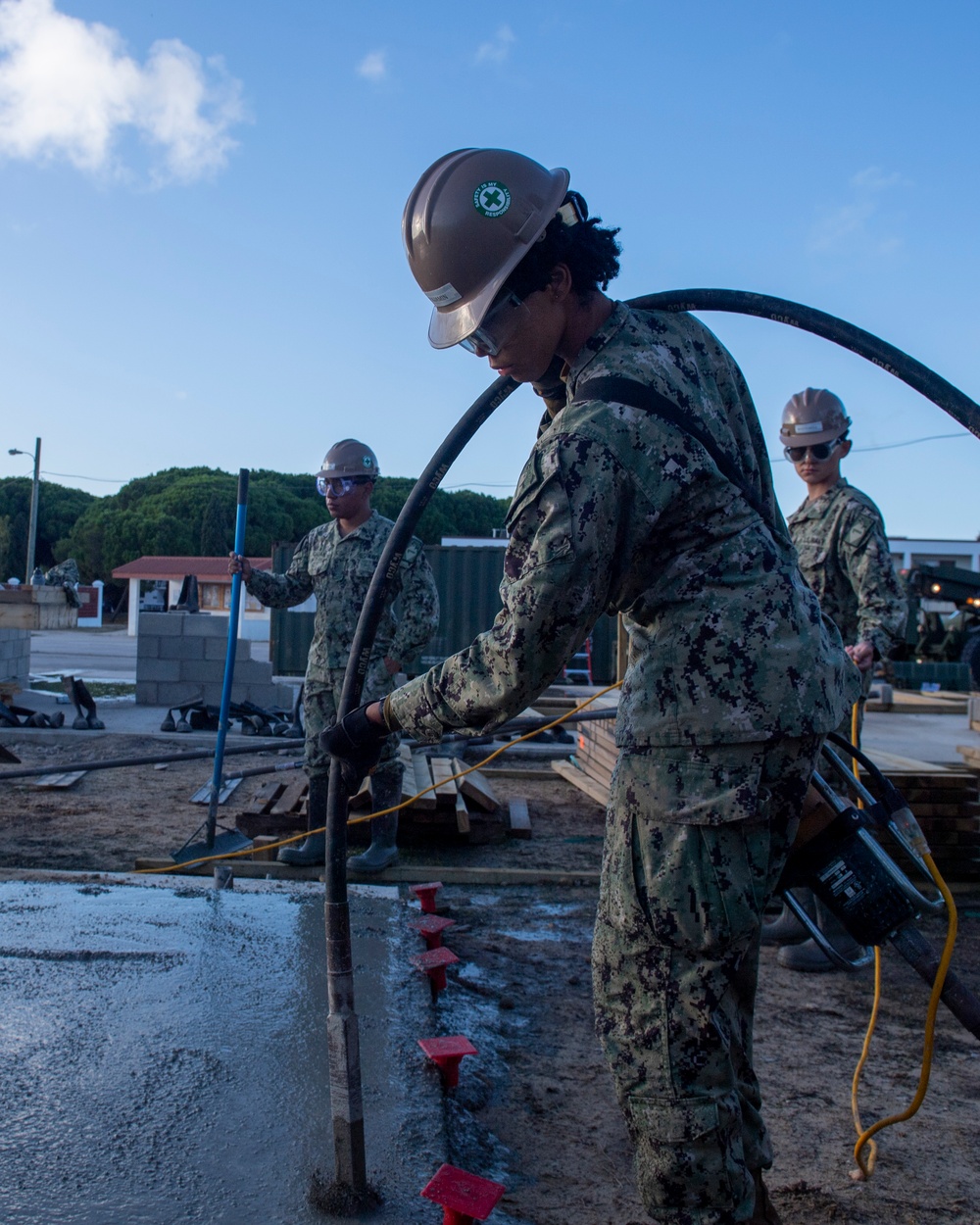 NMCB 1 STT Concrete Placement